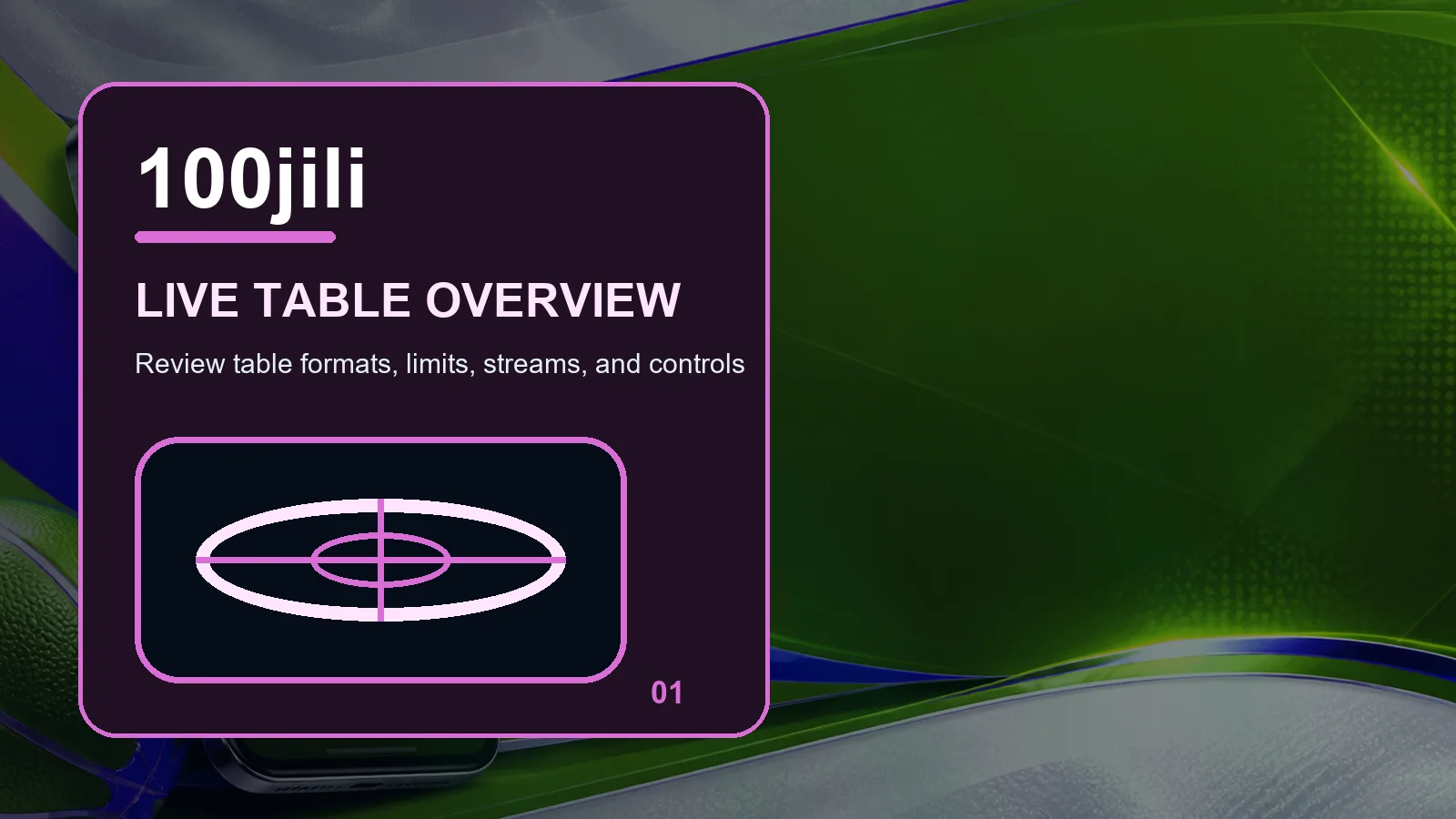 100jili live casino full-width visual guide 1