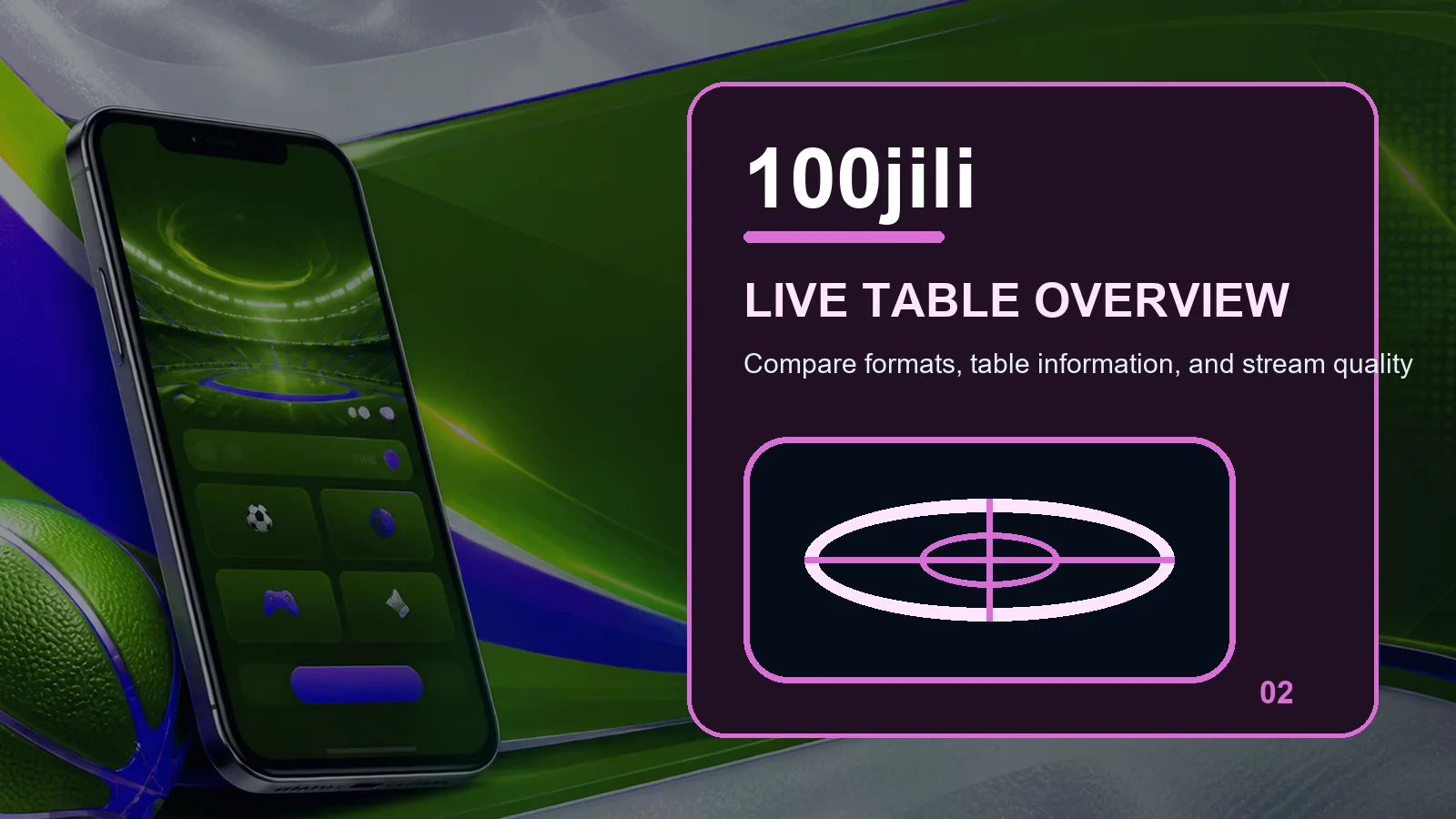100jili live casino full-width visual guide 2
